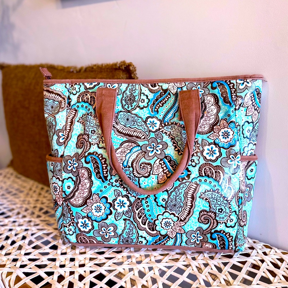 The Braciano Amedia Oilcloth Artesian Tote